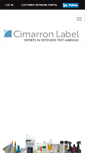 Mobile Screenshot of cimarronlabel.com