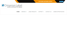 Tablet Screenshot of cimarronlabel.com